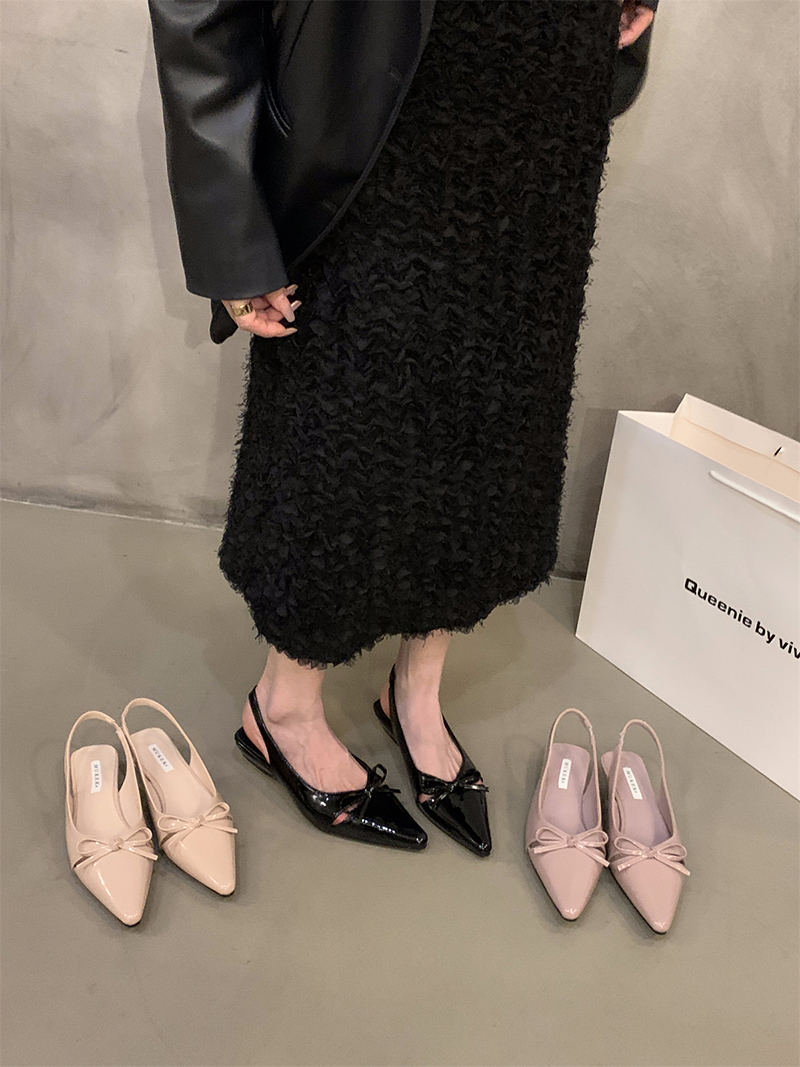 SWEETC Kasut raya perempuan Raya Heels Shoes for Women French Pointed ...