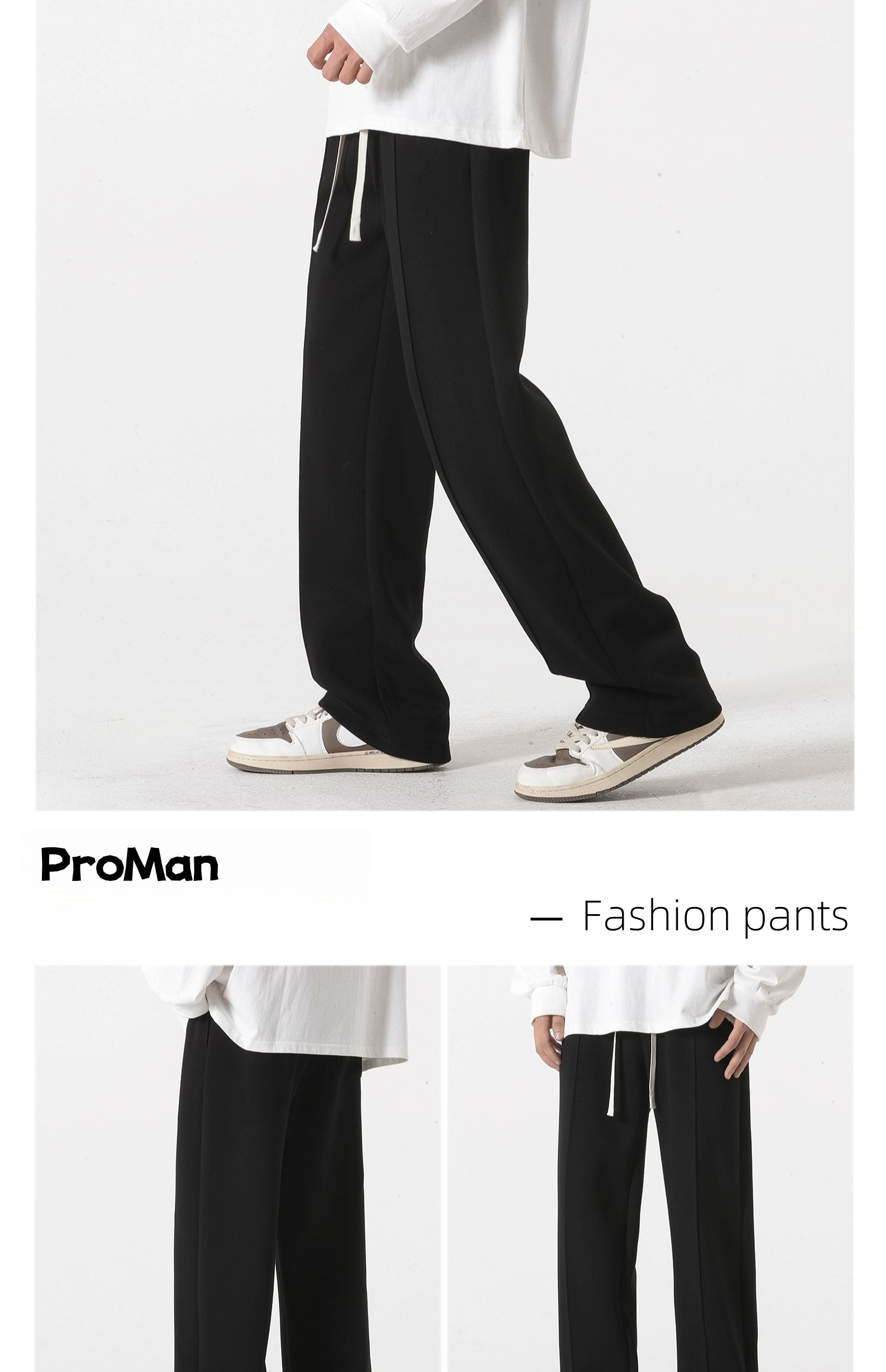 【READY STOCK】ProMan Men's Straight-Leg Pants Lelaki Kaki Lurus Seluar ...