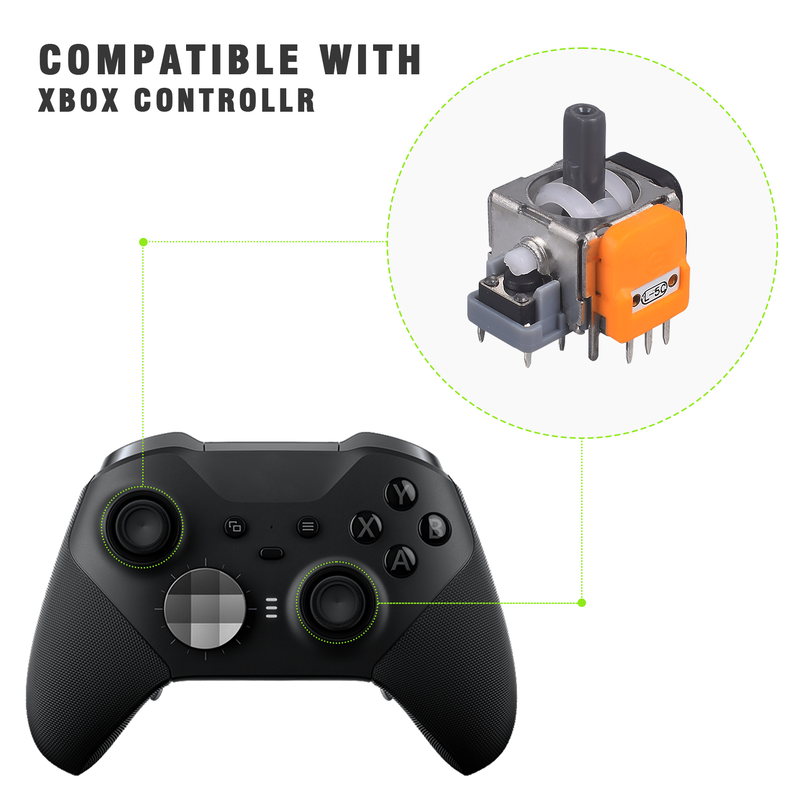 Joystick Analogico Gaming Joystick Analogico Con Sensore Hall Per PS4, PS5, Xbox E Switch Pro - Ricambio Di Precisione Joystick Effetto Hall - Foto 4