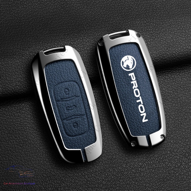 3/4 Buttons Proton Keyshell Luxury Zinc Alloy Leather Smart Keychain ...