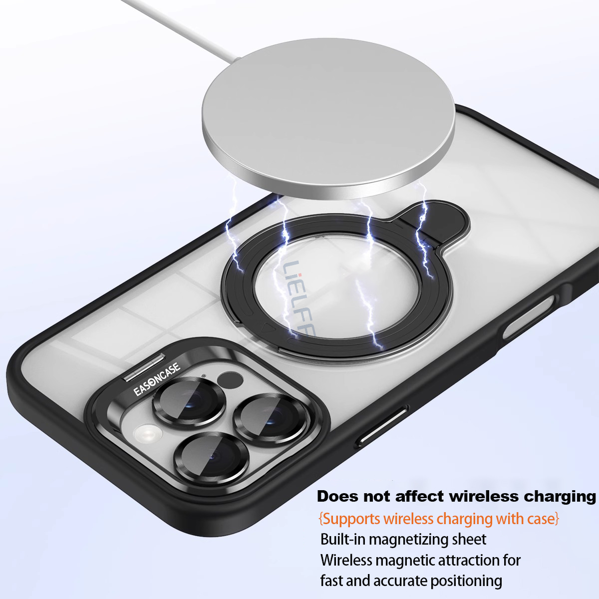 Colnel Magnetic Shockproof Matte Case Build In Lens