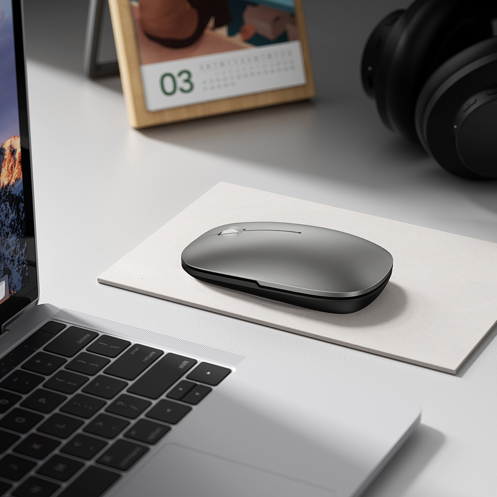 WIWU Wireless Mouse 2.4 G Dual-Channel Bluetooth Connection Magnetic ...