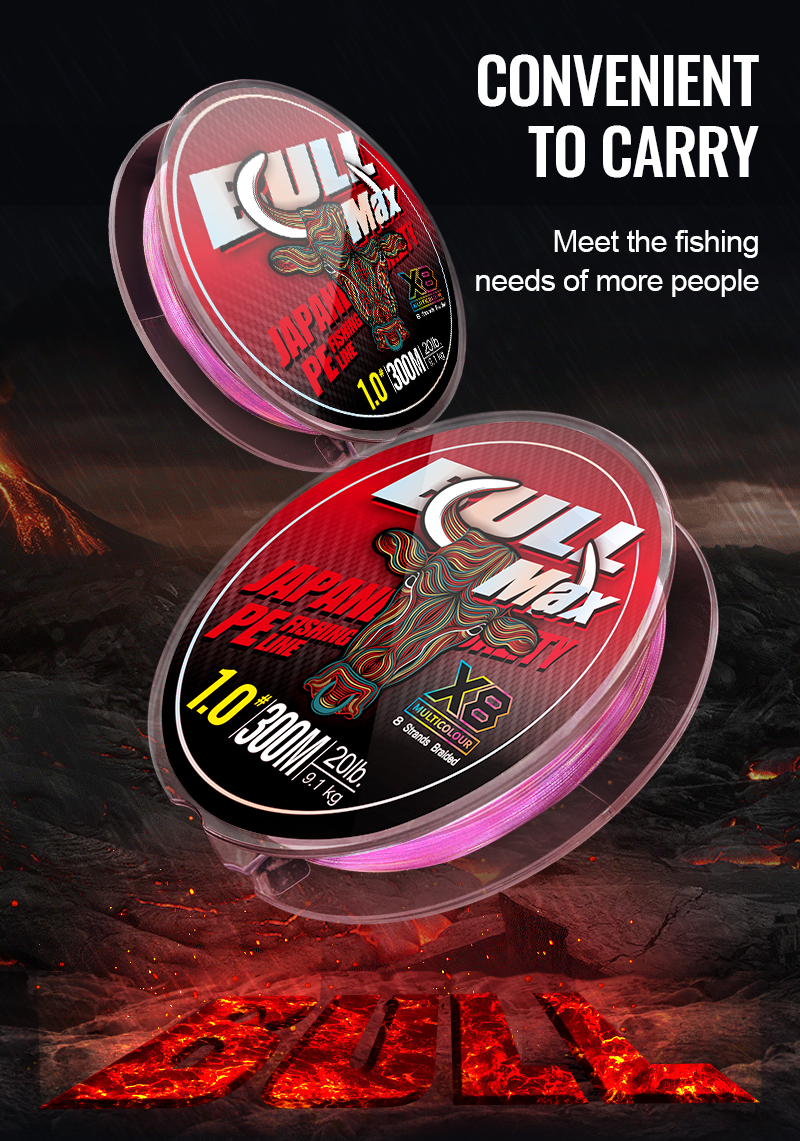 Seasir Bull Max 8 Braided Japan Quality PE Multicolour Fishing Line 0.8 ...