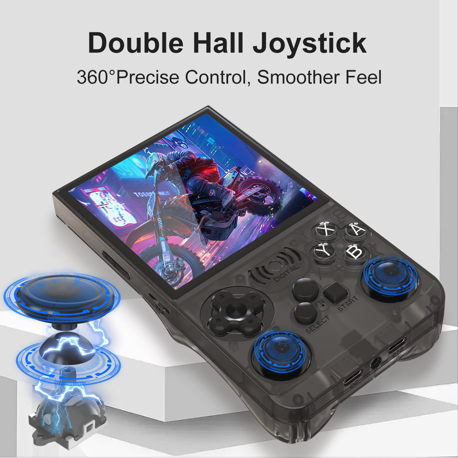 GAMINJA Ans13 Open Source IPS Screen Retro Handheld Video Game Console ...