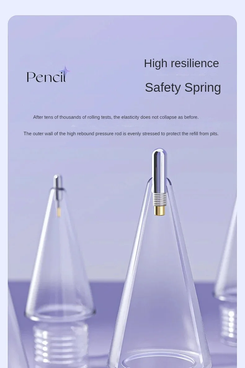 6-Pack Fine Point Tips For Apple Pencil 1/2/USB-C Colorful Replacement ...