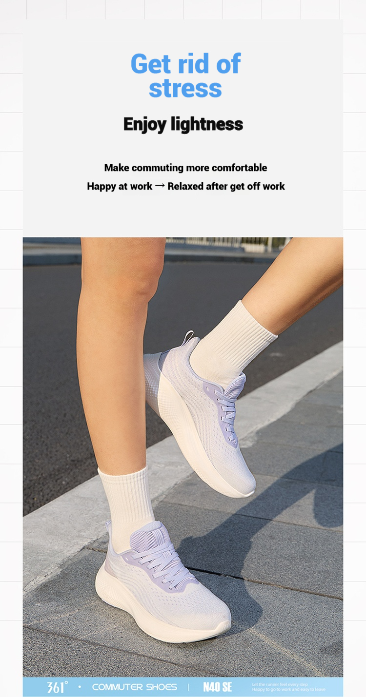 361 Degrees N40 SE Men Women New summer mesh breathable rope skipping ...