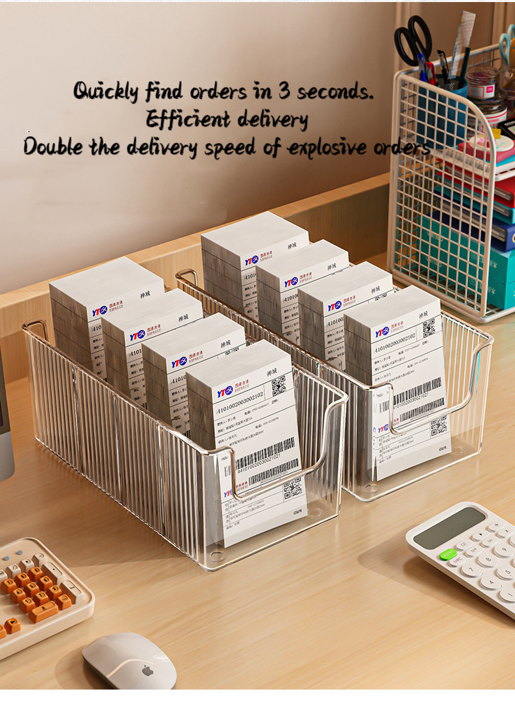 Express Waybill Storage Box With Detachable Grid Multi Functional ...