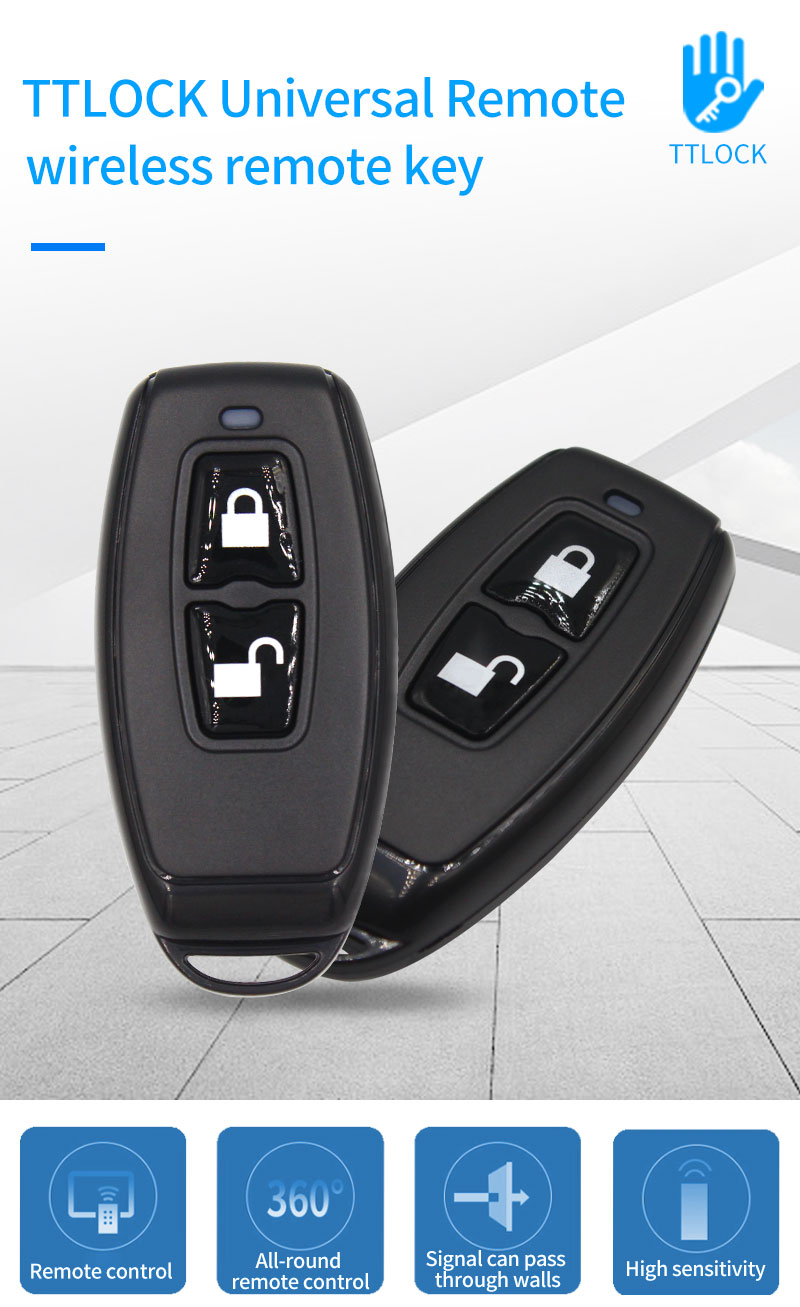 TTlock Key Fob R1 2.4GHz Wireless Remote Control for Smart Lock Door