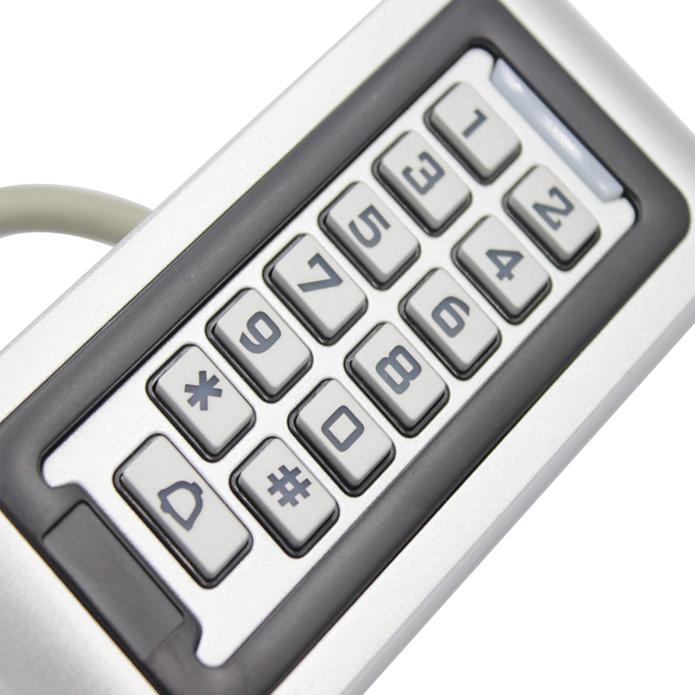 Metal Keypad Wiegand RFID Card Reader for Access Control System ...