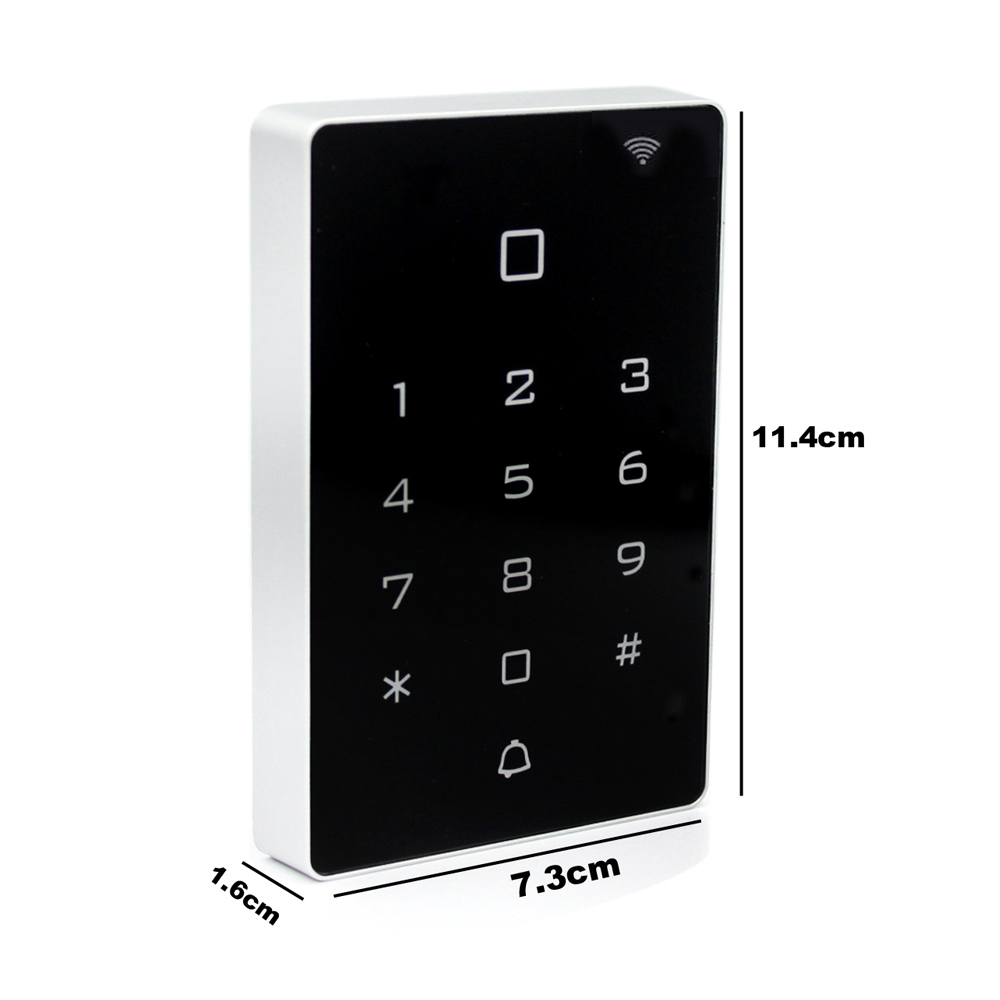 Wifi Tuya App RFID Access Control Keypad Standalone Touch Card Reader ...
