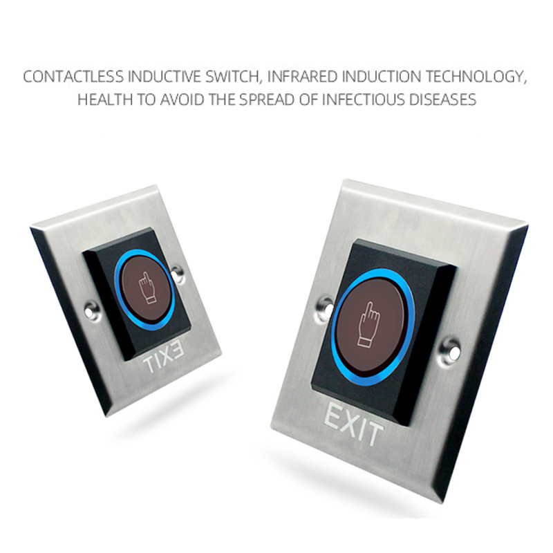 Infrared Sensor Switch No Touch Contactless Door Release Exit Button ...