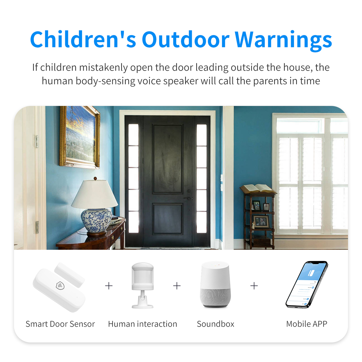 Tuya WiFi Door Window Entry Sensor Contact Sensor Open Closed Detector ...