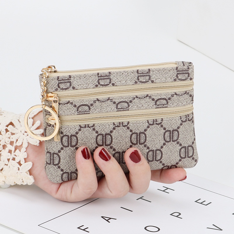 2025 Trendy Women's Mini Wallet Short RFID Blocking Leather Card Holder ...