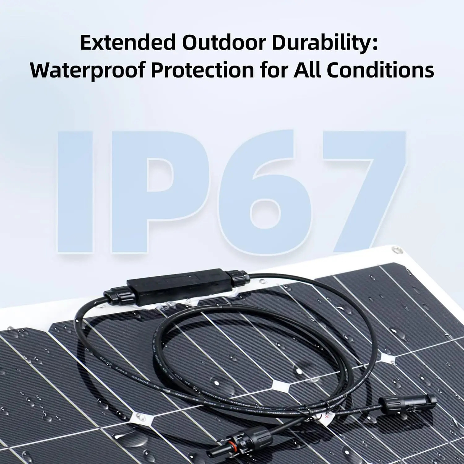 【Official Store】PowMr 150W Monocrystalline Silicon Flexible Solar Panel ...