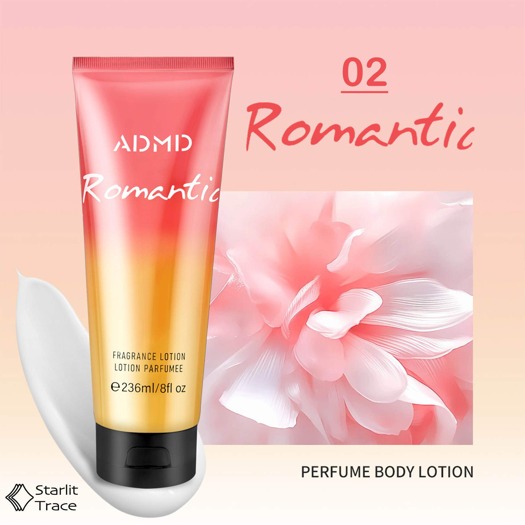 ADMD Luxury perfumed moisturizing body lotion 250g Brightening ...