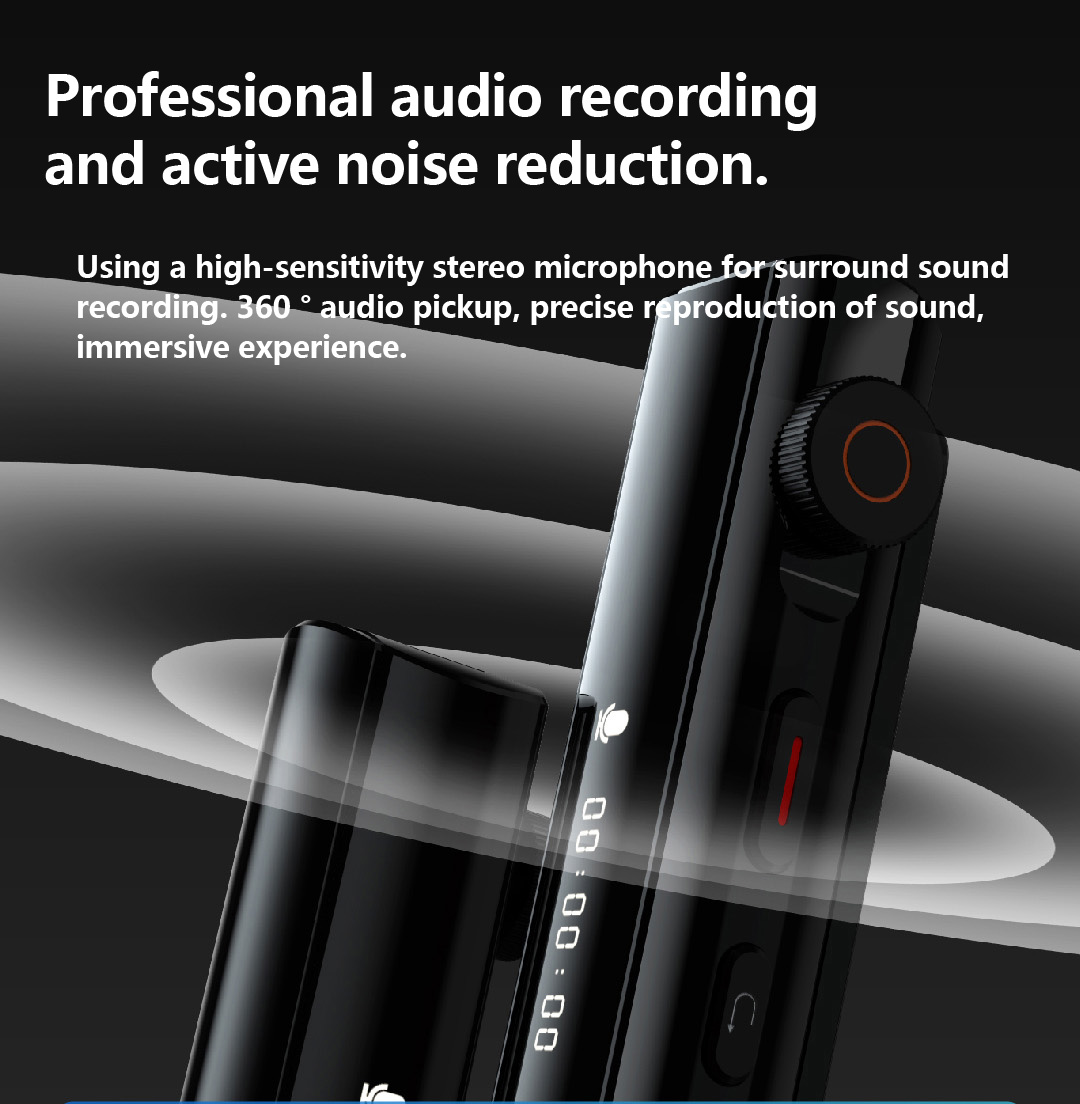 Philips 32G recording pen noise reduction Voice Activated Sound Audio ...