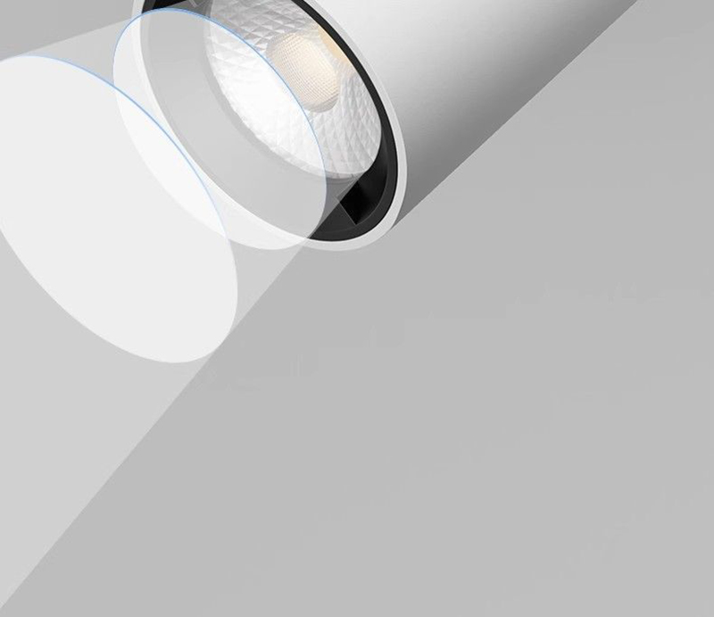 Stretchable COB Spotlight 7W 9W 12W Tricolor Lighting Fixture ...