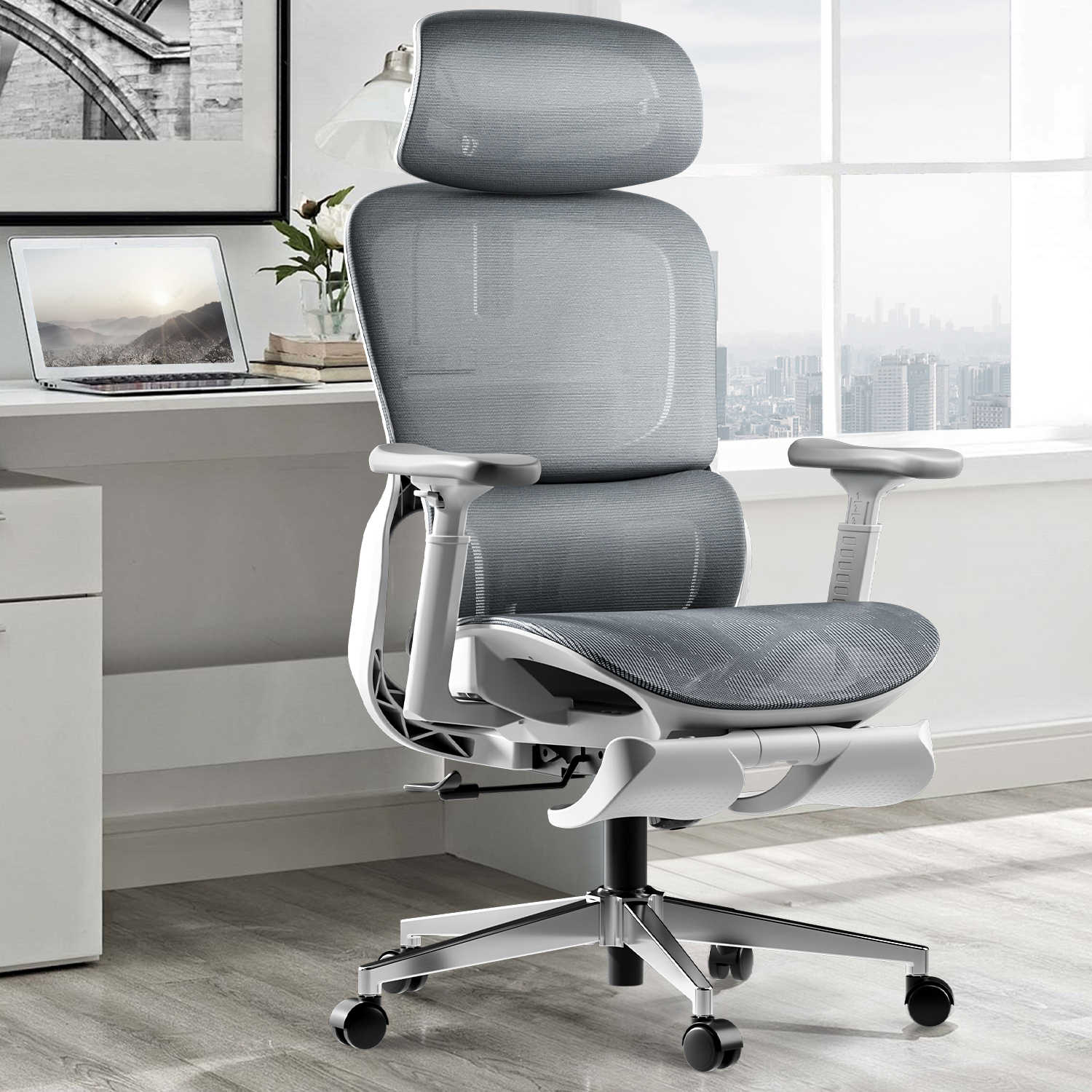 Hbada Ergonomic Office Chair With 2D Adjustable Armrest - View #6