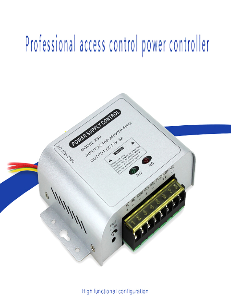 Access Control Power Supply Controller DC 12V 5A Access Control Time ...