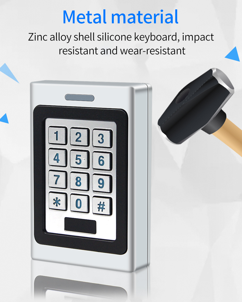 Double Relay Double Door Keypad Standalone RFID Access Control System ...