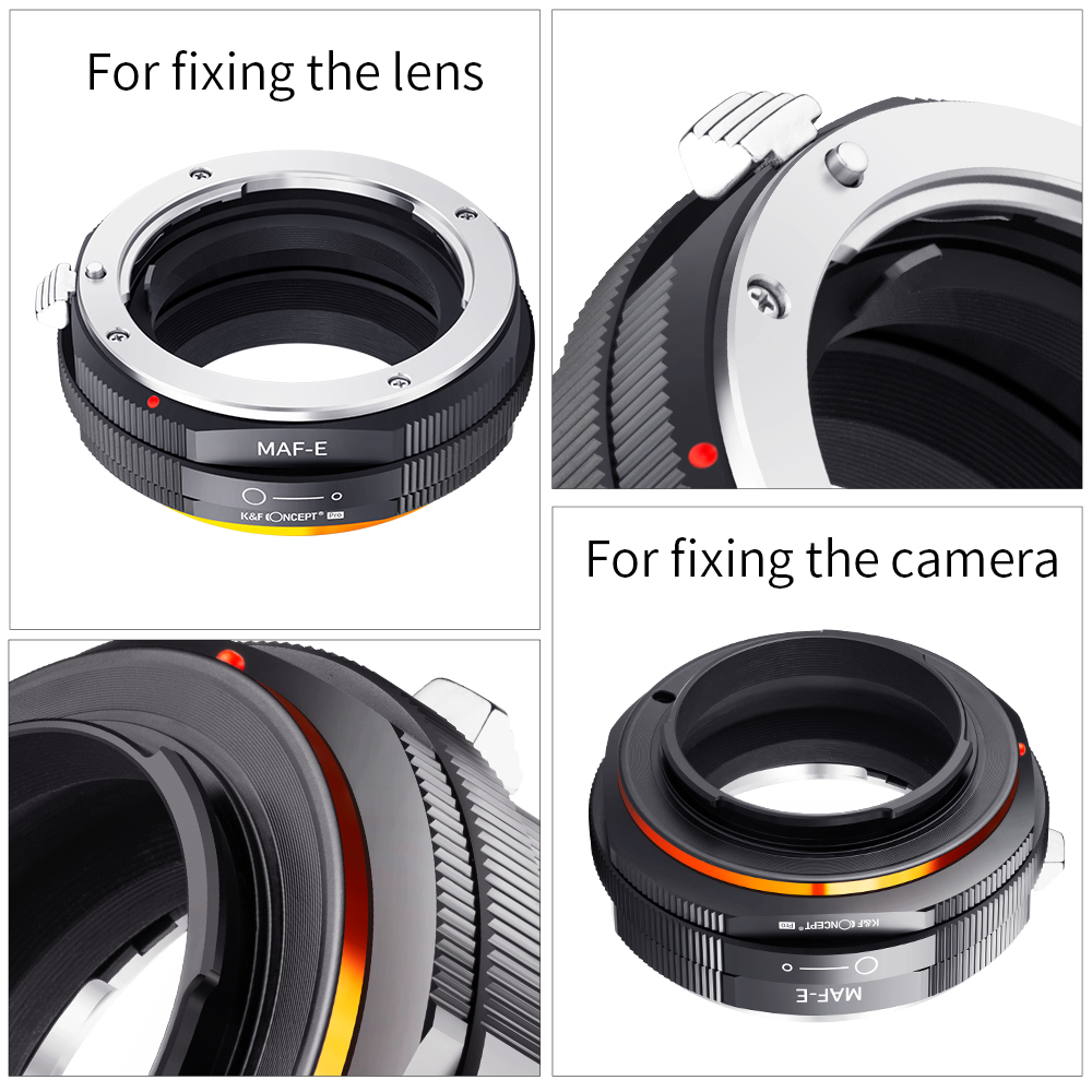 K&F Concept Lens Mount Adapter Compatible for Sony Alpha Minolta AF A ...