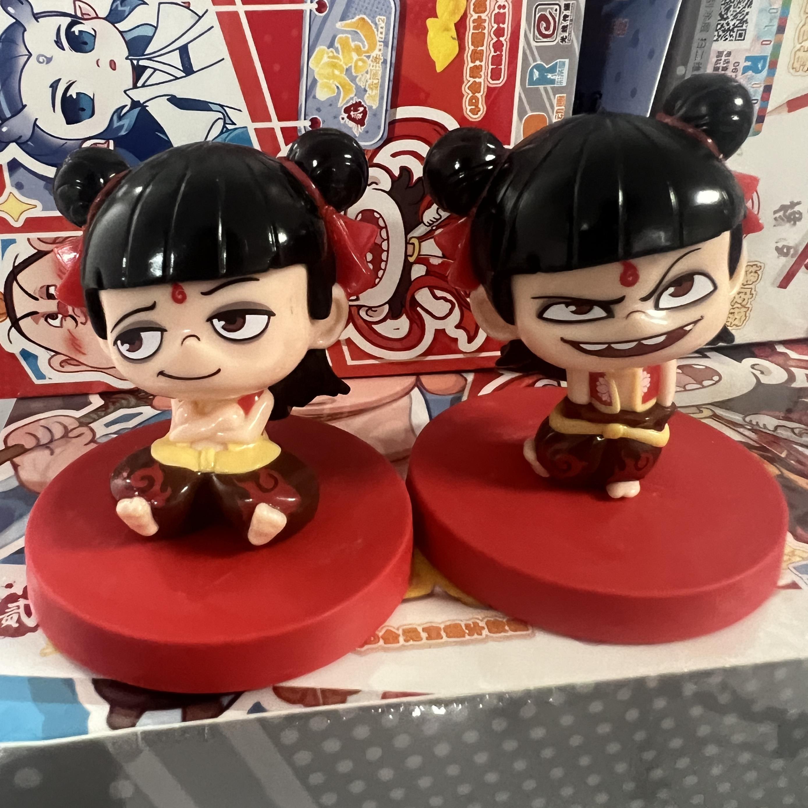 6PCS Full Set Nezha Blind Box Cartoon Nezha2 Figure Blind Box Figures ...