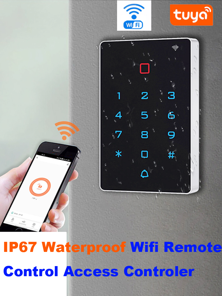 WiFi Tuya APP Door EM Access Control Sets Waterproof RFID Keypad Access ...