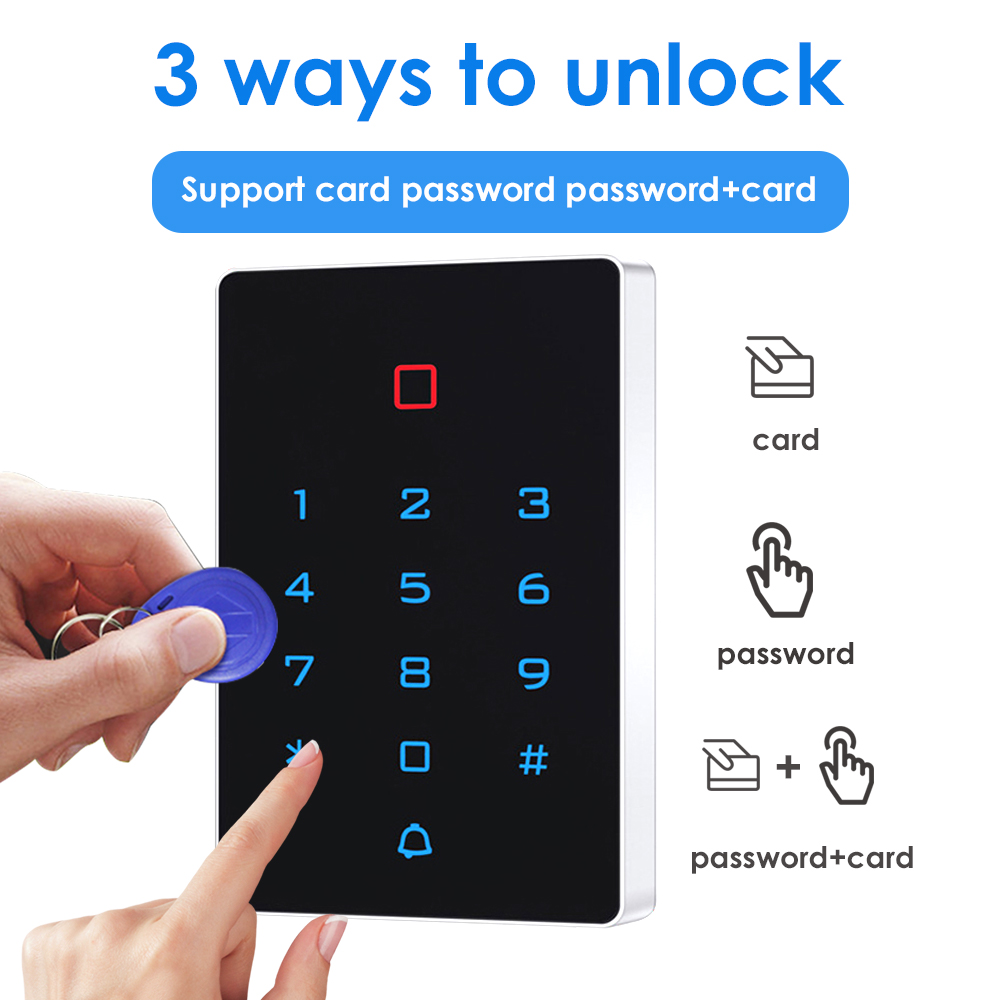 WiFi Tuya APP Door EM Access Control Sets Waterproof RFID Keypad Access ...