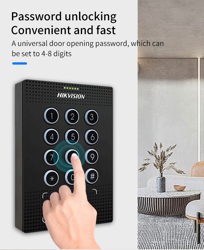Hikvision Mobile NFC Access Controller Door Lock Keyboard 13.56Mhz IC ...