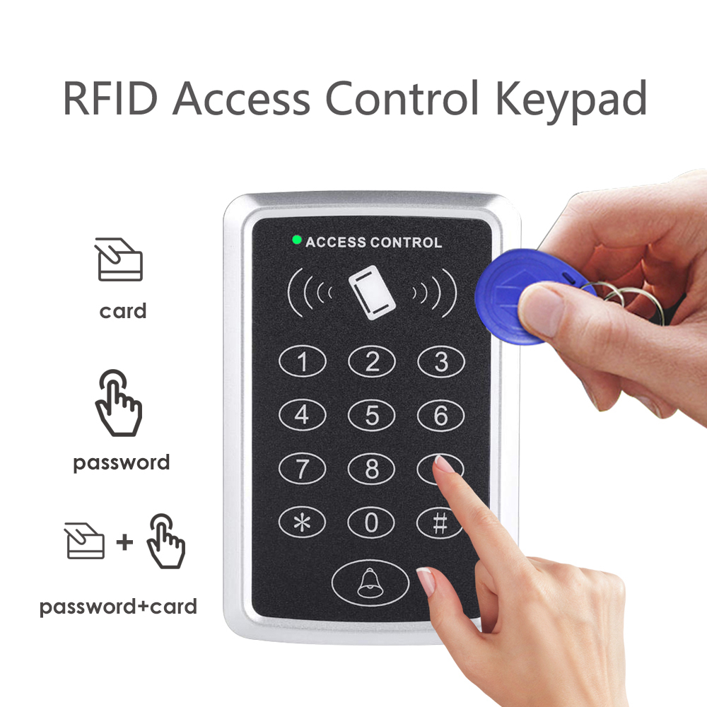 Asia Teco RFID/125KHz Access Control Keypad EM Card Reader Door Access ...