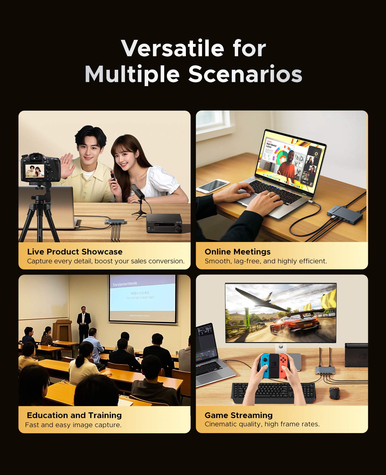 ORICO Video SharpVid Capture Card 60Hz Streaming Collector HDMI HD ...
