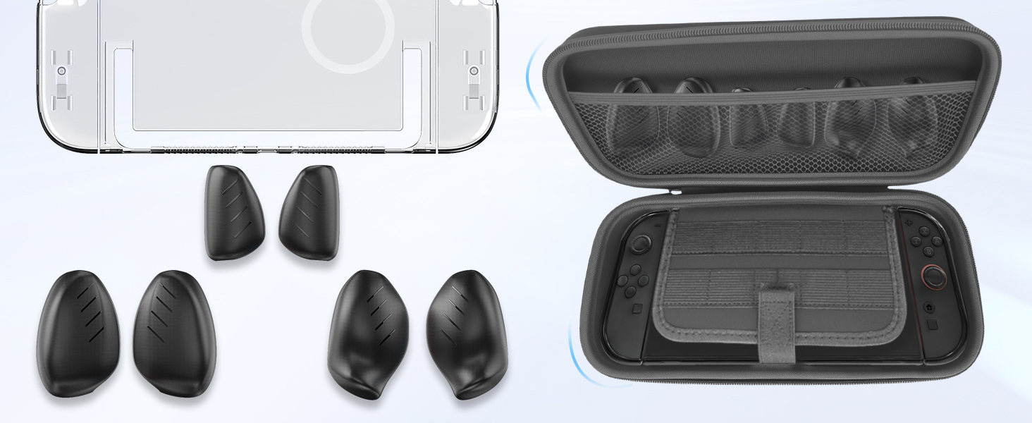 Grip Case for Nintendo Switch 2, Ergonomic Switch 2 Protective Hard ...