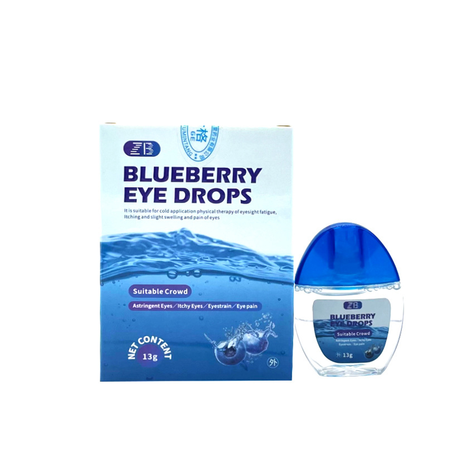 [Local delivery] Original Eyedrops Blueberries Eye Drops For Clear ...