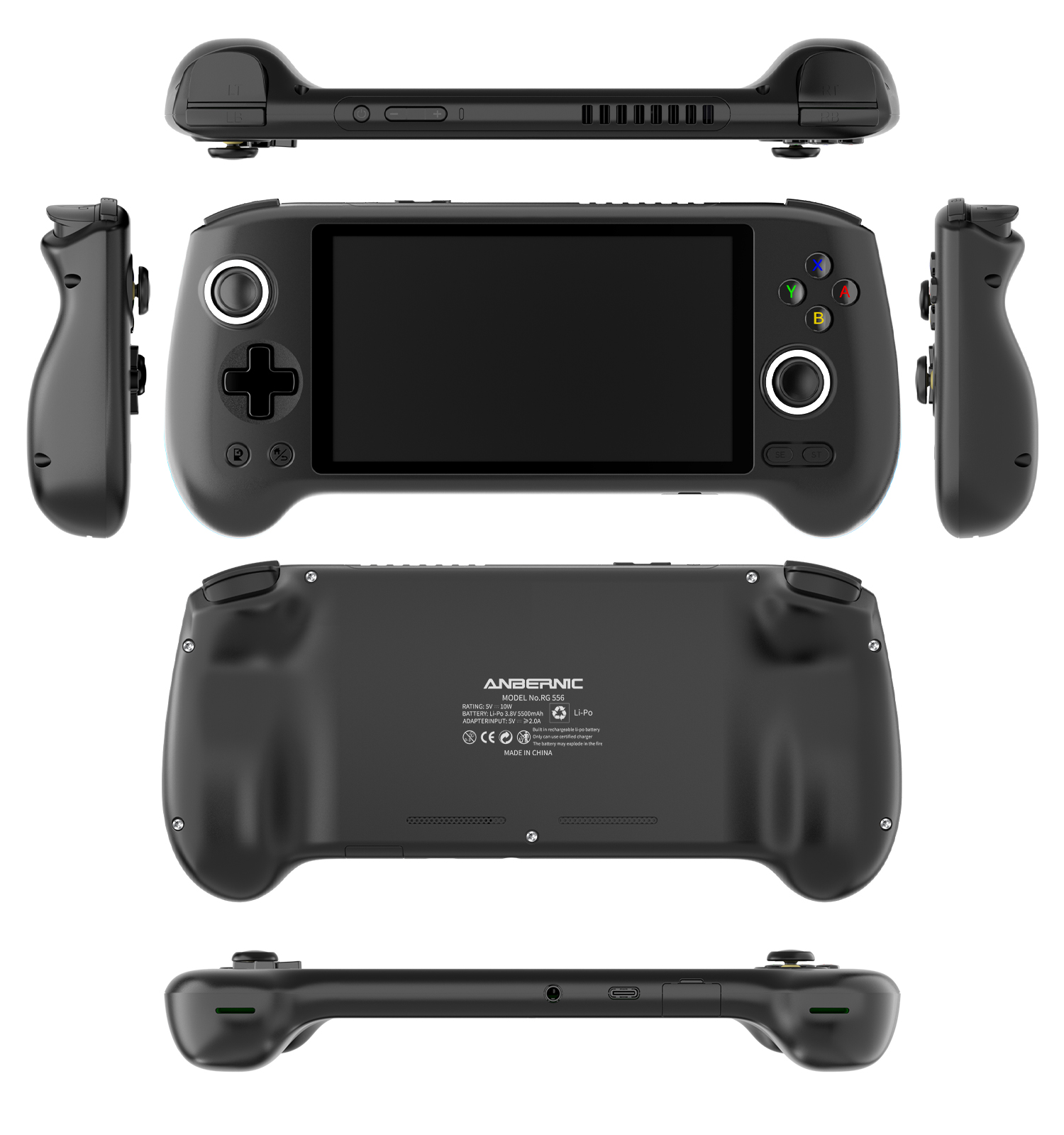 ANBERNIC RG556 Android handheld game console 5.48-inch Android 13 ...