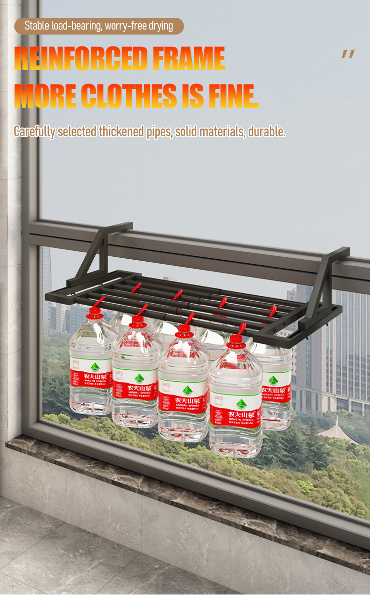Balcony shoe drying rack/balcony clothes drying artifact/clothes drying ...