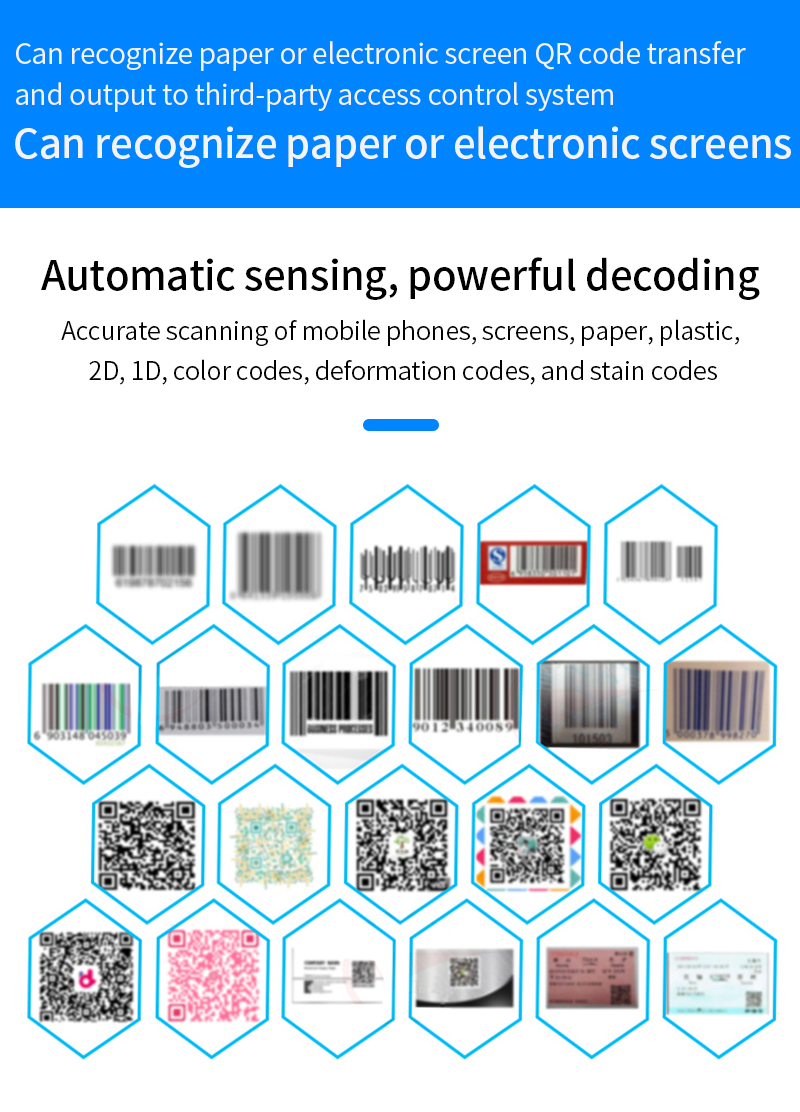 Asia Teco QR Code RFID Reader 125khz/13.56mhz Access Control Card ...
