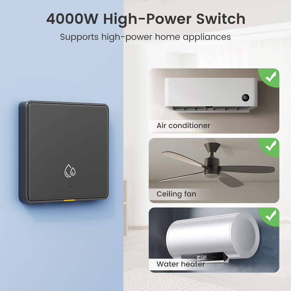 SMATRUL 20A WiFi RF433 Switch For Aircond Water Heater Tuya Smart Home ...