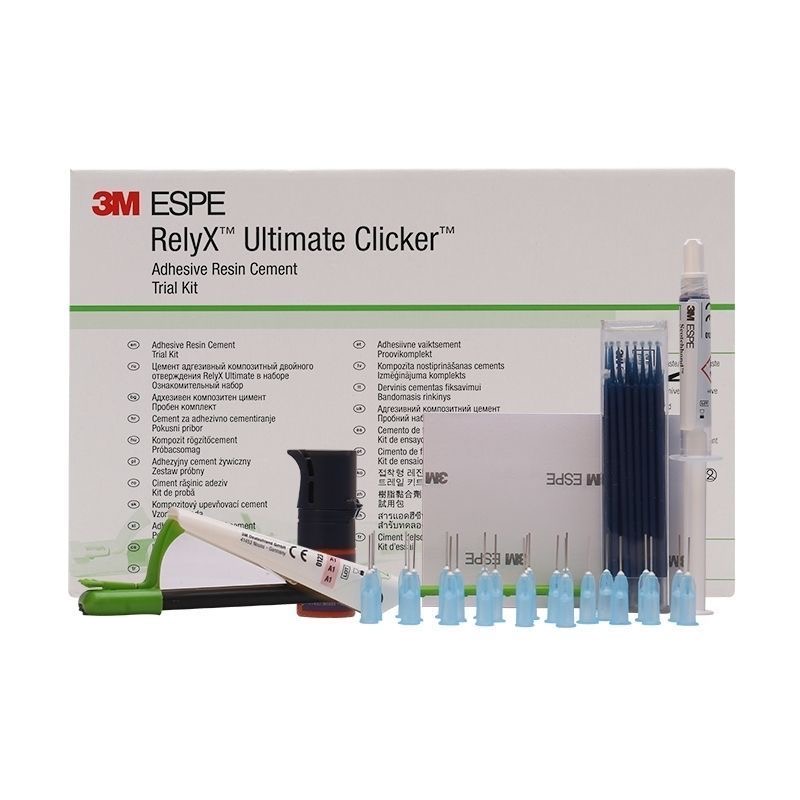 3M ESPE Relyx Ultimate Clicker Adhesive Resin Cement Trial Kit | Shopee ...