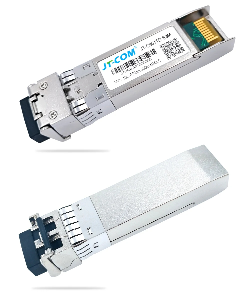 JT-COM SFP+ 10G (LC DUPLEX) SFP MODULE Multi-Mode Fiber 850nm 300m SFP ...