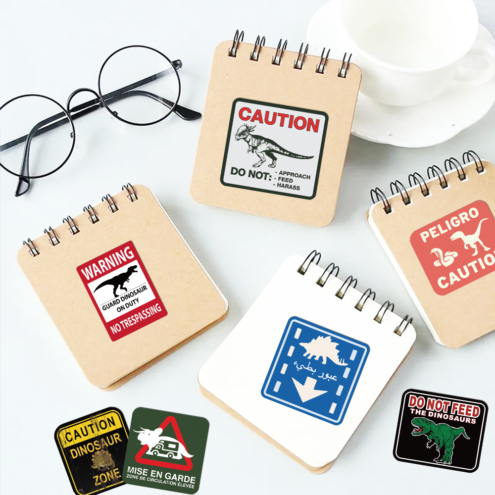 New New 60PCS Jurassic World Stickers - Waterproof Vinyl Decals for ...