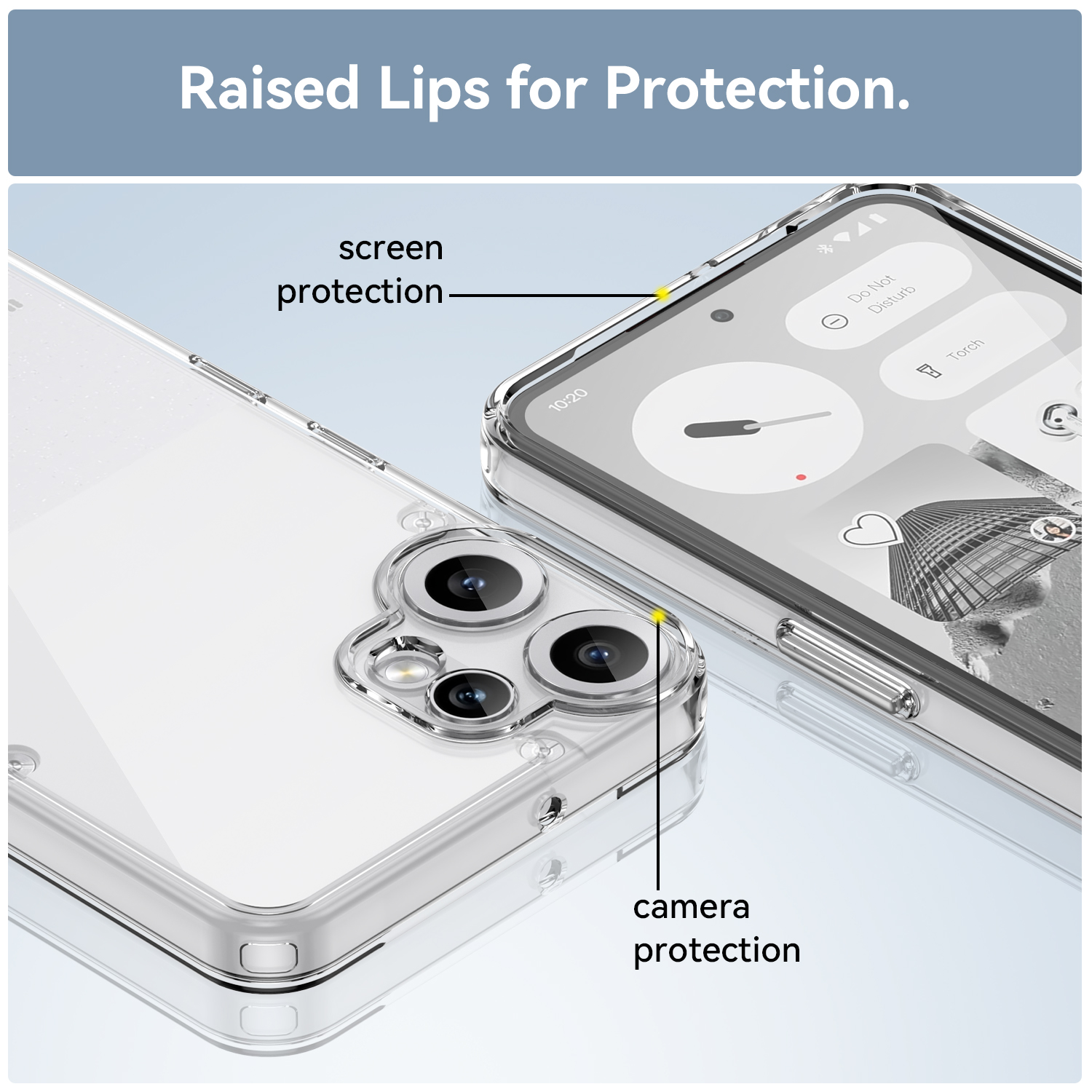 UFLAXE COMO - For Nothing CMF Phone 2 Pro Case - Clear Anti-yellowing ...