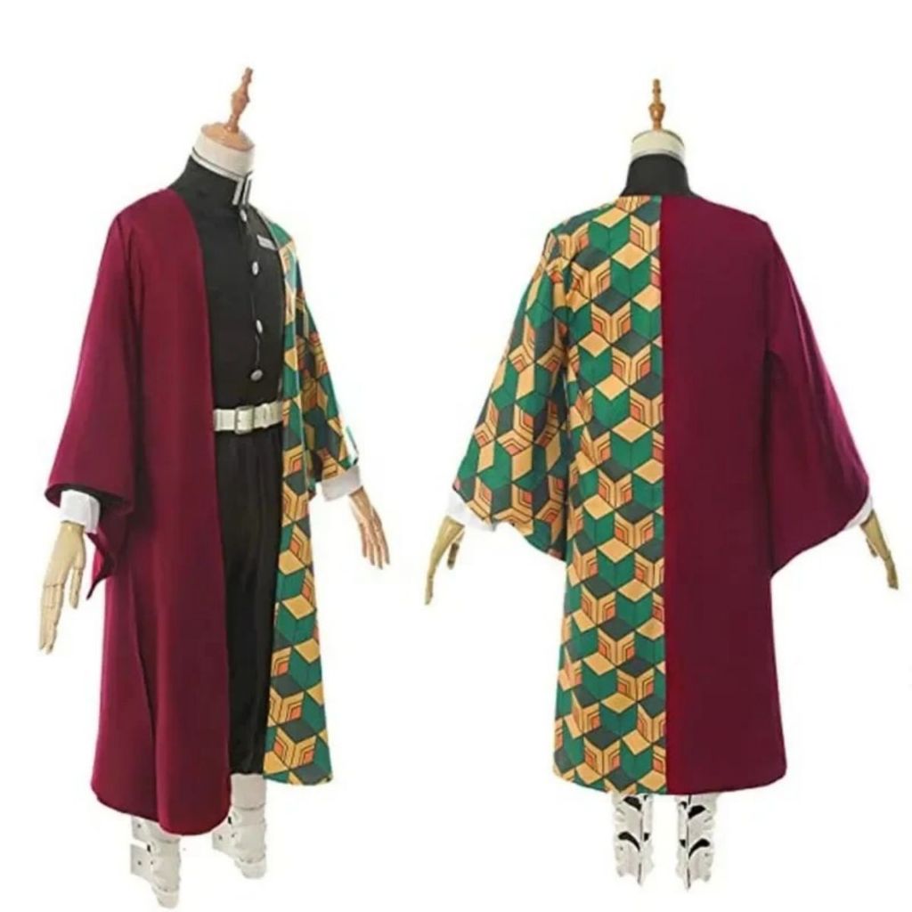 Anime Demon Slayer Kimetsu No Yaiba Tomioka Giyuu Cosplay Costume Suit ...
