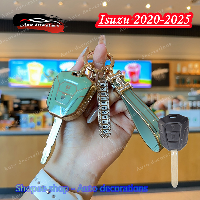 For Isuzu 2020-2026 key cover Dmax MUX MU7 keychain Isuzu car key case ...
