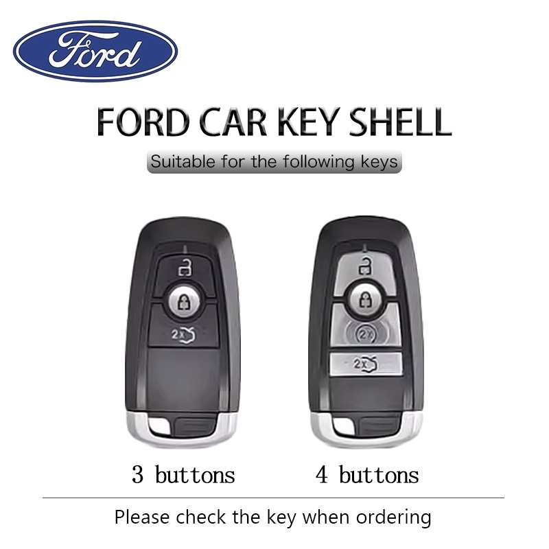 Ford car 3/4 buttons remote control key cover is suitable for Ford ...