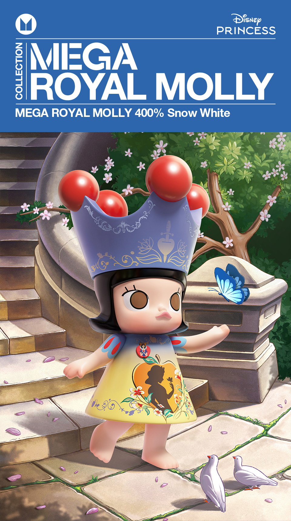 その他 POPMART MEGA  MOLLY SNOW WHITE 400% 400% MEGA Royal Molly 400% Snow White - 白雪公主400% – Art
