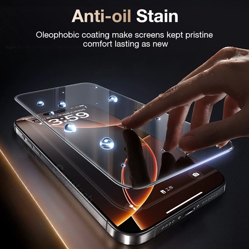 Easy Installation Hd Privacy Tempered Glass Screen Protector for Iphone ...