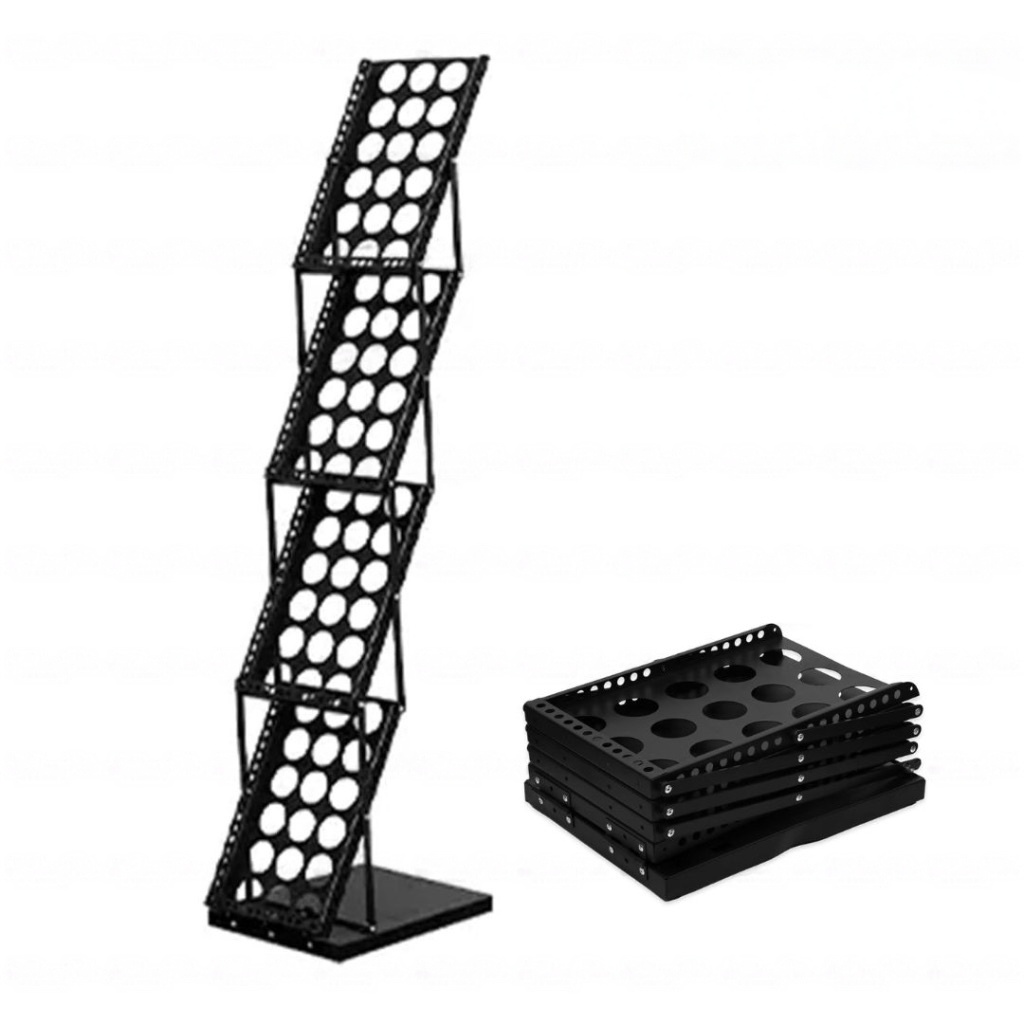 Foldable A4 Size Magazine Newspaper Leaflet Brochures Display Rack ...