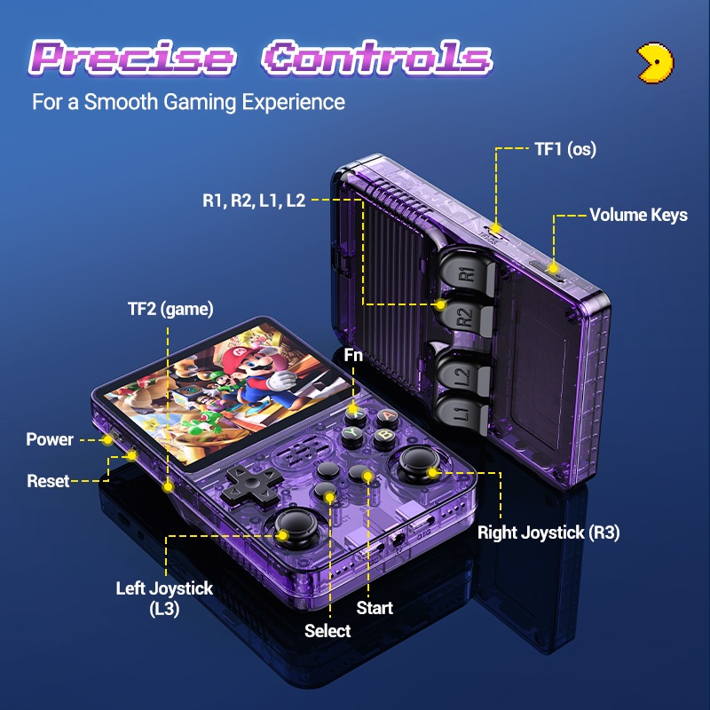 Original r36s game console with two chips Retro Arcade Portable Console ...