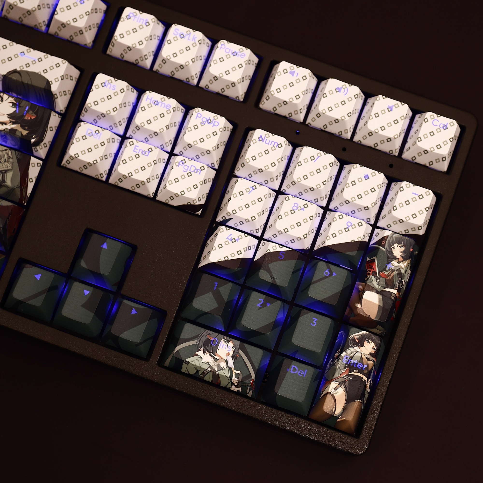 Jane Doe Translucent Keycaps with Zero Five Surface Heat Sublimation ...