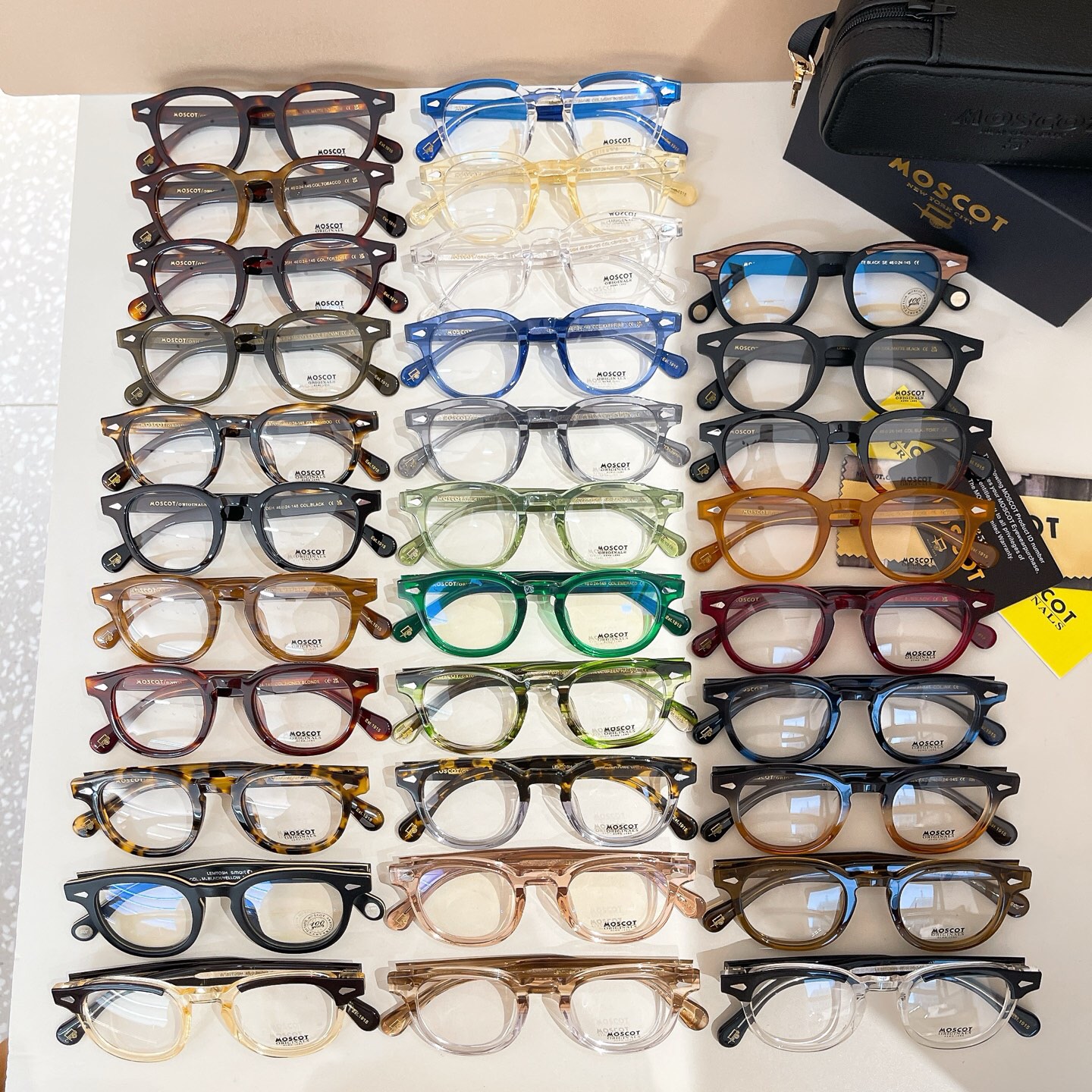 [High Quality] MOSCOT Glasses LEMTOSH-46mm Retro Round Fashion Glasses ...